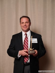 Foss' John Marcantonio accepted the 2014 Hammy Award on behalf of Saltchuk.
