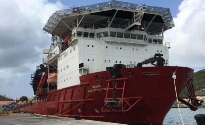 Ship at port