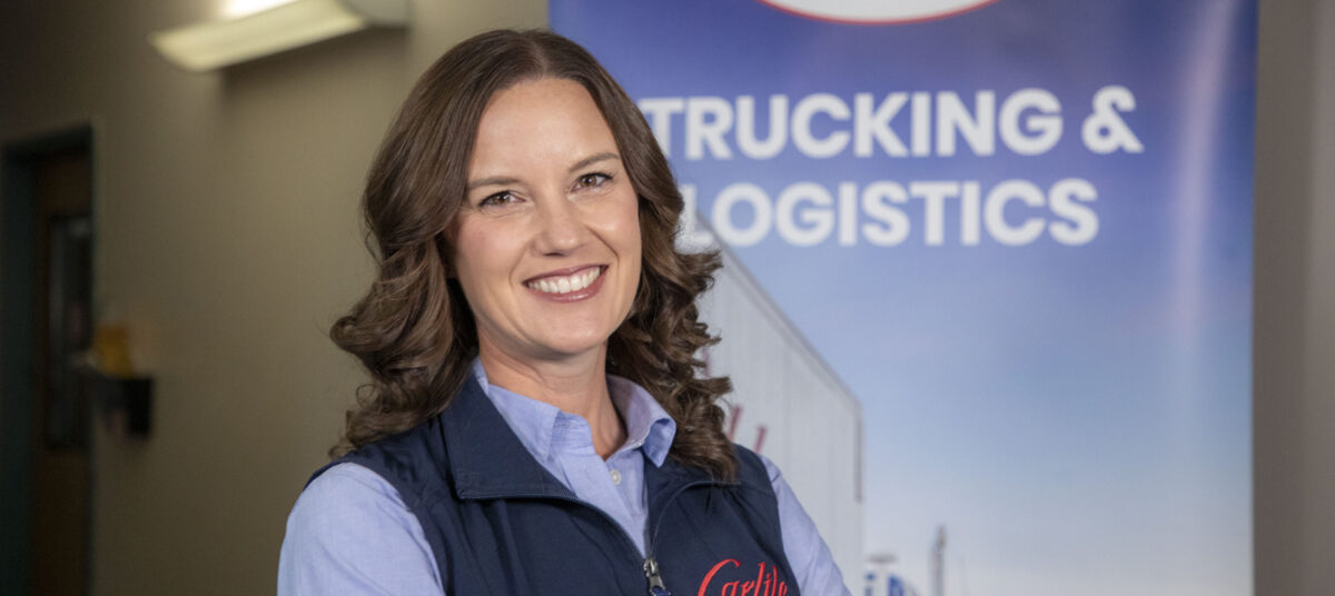 Portrait of Krista Williams, president of Carlile Transportation