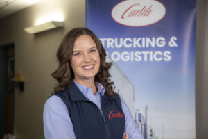 Portrait of Krista Williams, president of Carlile Transportation