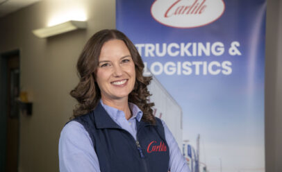Portrait of Krista Williams, president of Carlile Transportation
