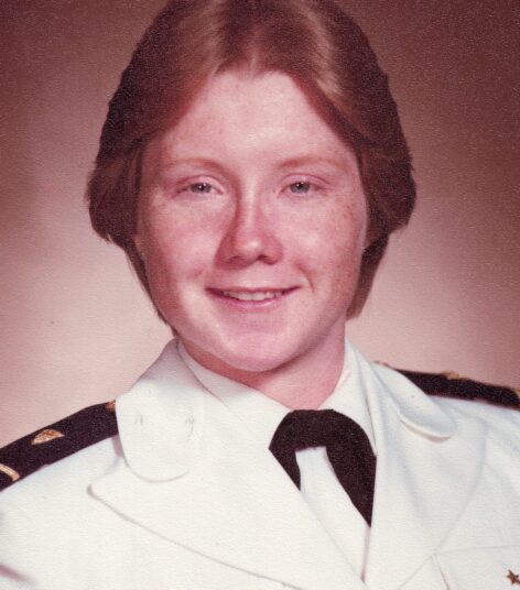 Karen Hays Coast Guard Academy graduation photo.