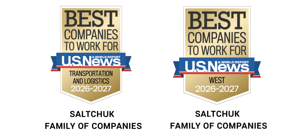 US News World Report Best Places to Work badges